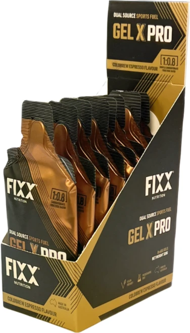 FIXXNUTRITION 픽스젤엑스프로 에너지젤 콜드브루맛 카페인파워젤 1박스 (8개입), 1개, 320g - 쿠팡