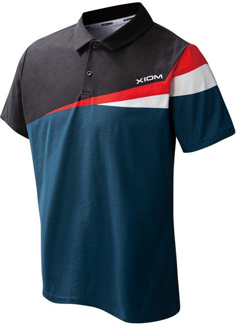 엑시옴(XIOM) 공식 본사 직영 아카데미아(ACADEMIA) 3컬러 기능성 탁구 유니폼 반팔 상의 경기용 탁구복