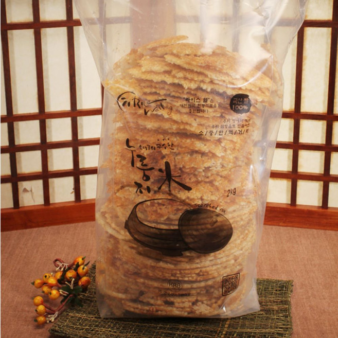 라이스웰 백미 누룽지 2kg, 1개