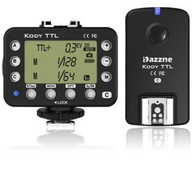 호루스벤누 TTL/고속동조 무선동조기세트 KODY-N302 캐논 (2.4GHz/LCD/Wireless Flash Trigger/유무선릴리즈)