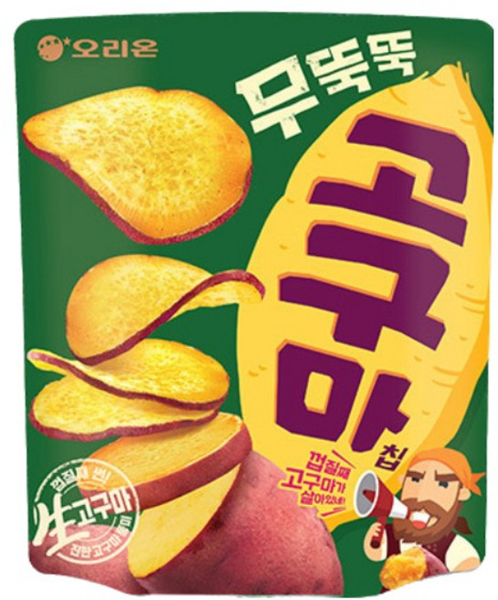 오리온 무뚝뚝 고구마칩, 96g, 6개