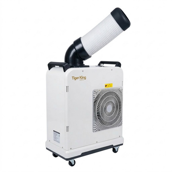 타이거킹 산업용 이동식 에어컨 1구 스팟 쿨러 공장 창고 강력 냉방 제습, 이동식에어컨 1구 1800w