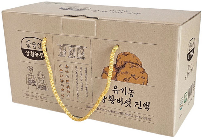 국산 유기농 참나무 장수 상황버섯 진액 80ml 30포 (농장직송), 30개