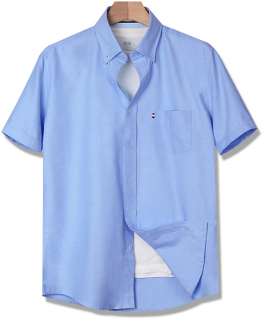 오마보이 캐주얼 옥스포드 버튼다운 반팔 남방 (3colors)
