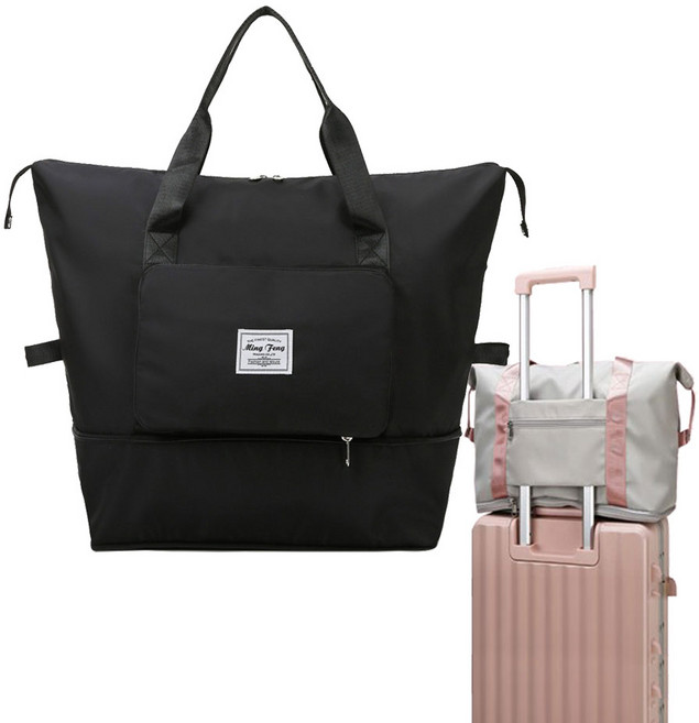 모리안 접이식 확장형 폴딩백 여행용 스포츠 보스턴백 캐리어 보조가방