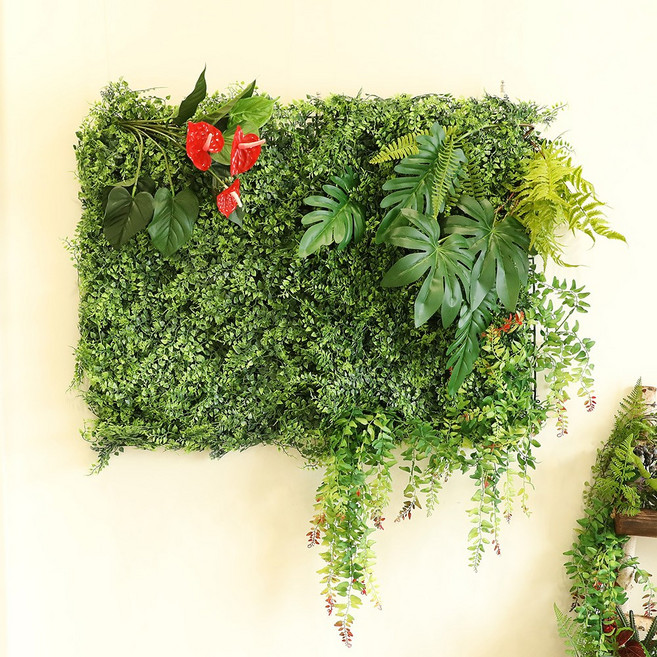 플랜트월 수직정원 벽면녹화 스마트가든 바이오월 월플랜트 C type, 플랜트월 C SET(잔디+지피구성), 1개