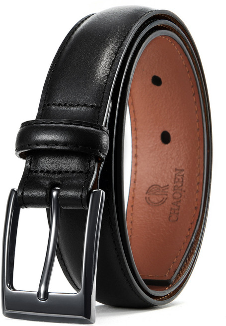 CHAOREN 남성 벨트 가죽 정장 허리띠 패션 캐주얼 고급 혁대 조절가능