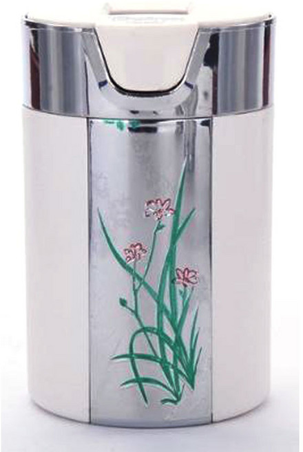 오늘출발 고급형 태양광LED재털이 차량재털이 전차종사용, 검정색, 1개