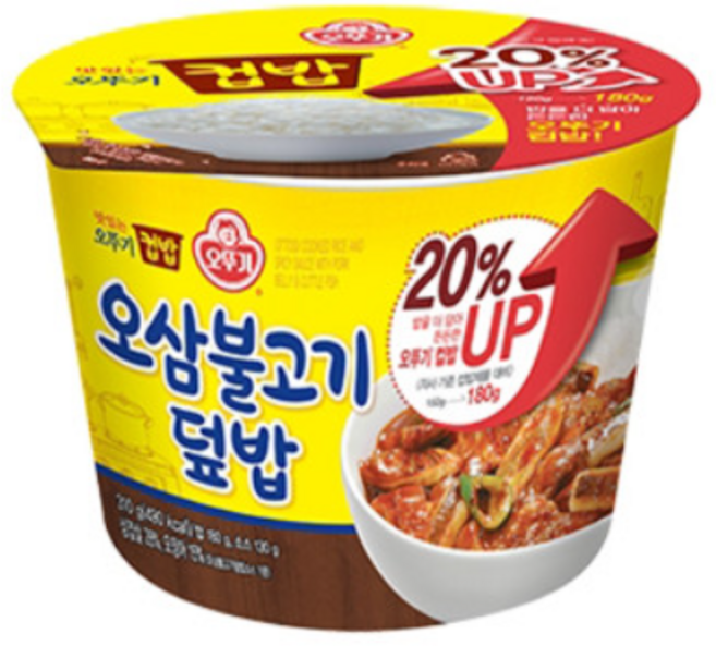 오뚜기 컵밥 오삼불고기덮밥, 310g, 7개