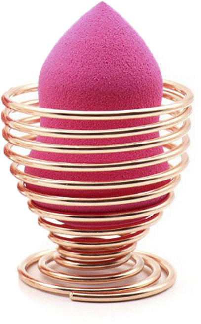 퍼프거치대 받침대 케이스 스탠드 보관함 쿠션홀더 똥퍼프케이스, 2개, 골드