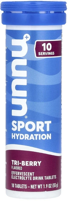 효과가 좋은 Nuun Sport Hydration 전해질 발포 드링크 트라이-베리 10정 최저가격, 55g - 쿠팡