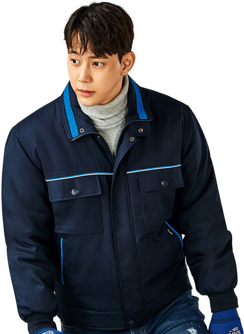 개버딘 겨울 남성 작업복 점퍼 UP-W05