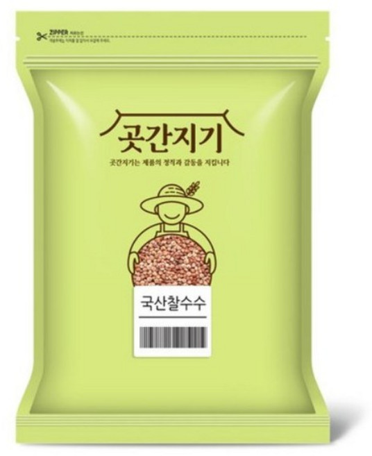 곳간지기 국산 찰수수, 1kg, 4개