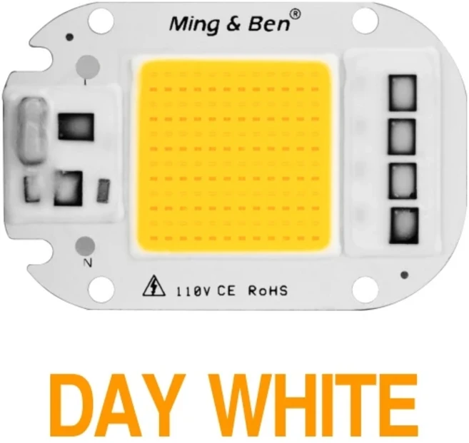 LED COB LChip 20W 30W 50W AC 110V 220V Smart IC Beads For DIY Grow 투광 조명 전구 데이 화이트 콜드, [06] Cold White, [04] 30W 110v, 1개