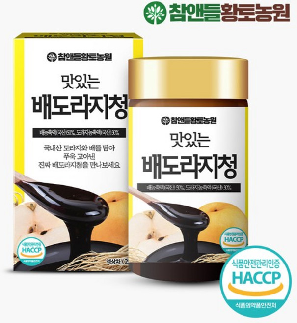 참앤들황토농원 맛있는 배도라지청, 250g, 1개입, 1개