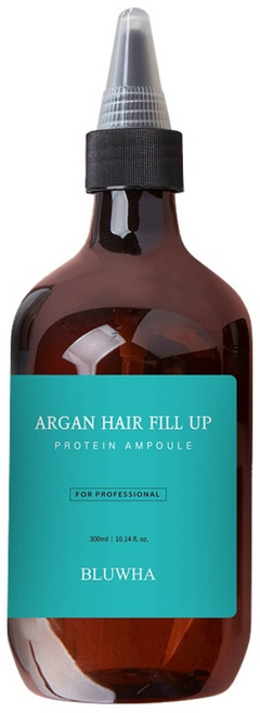 블루화 아르간 헤어 필업 앰플 생크림 워터 트리트먼트 300ML, 1개