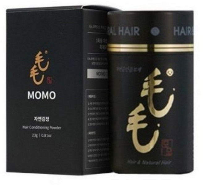 모모 순간증모제 분말형 23g, 검정, 2개