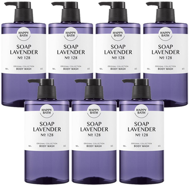 해피바스 오리지널 컬렉션 바디워시 솝라벤더향, 910g, 7개