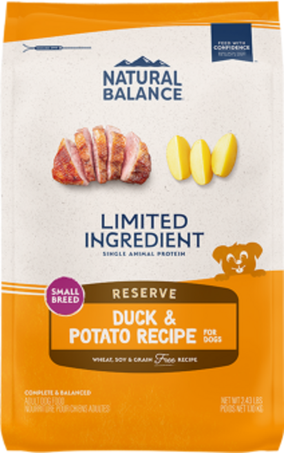 내추럴발란스 LI리저브그레인프리오리&감자스몰브리드레시피1.1kg, 오리+감자, 1.1kg, 1개