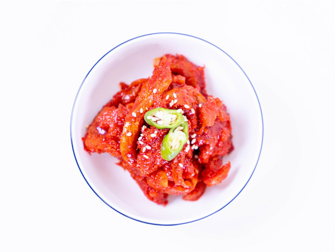 [바다한줌] 명태회무침 쫄깃한 새콤달콤한 반찬 저염 국내제조 명태젓갈, 1개, 250g