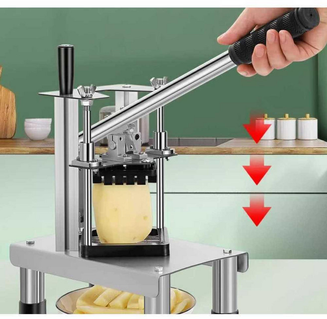 업소용 감자튀김 슬라이서 감자 고구마 야채 절단기 스틱 (7mm), 10mm, 1개