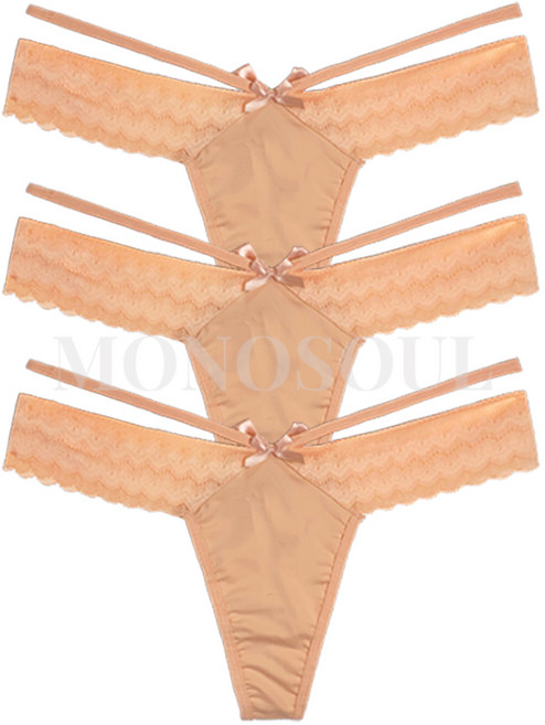 모노소울 뮤르 레이스 끈 섹시티팬티 3종 T팬티