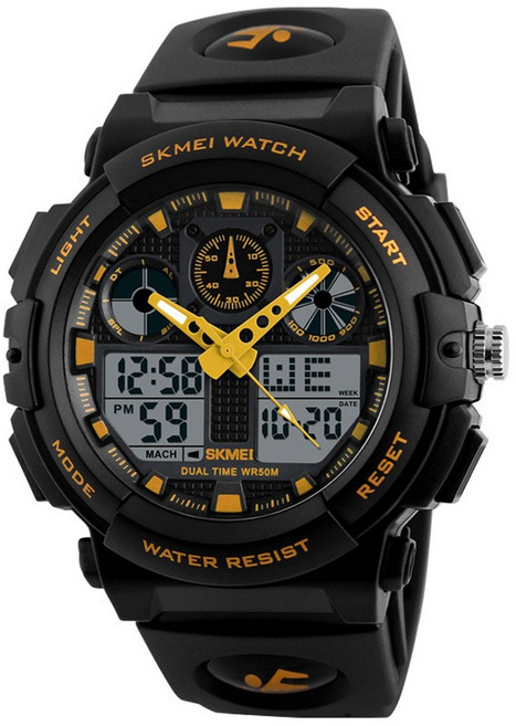 스포츠 방수 시계 디지털 아날로그 S-1270 선물케이스 세트