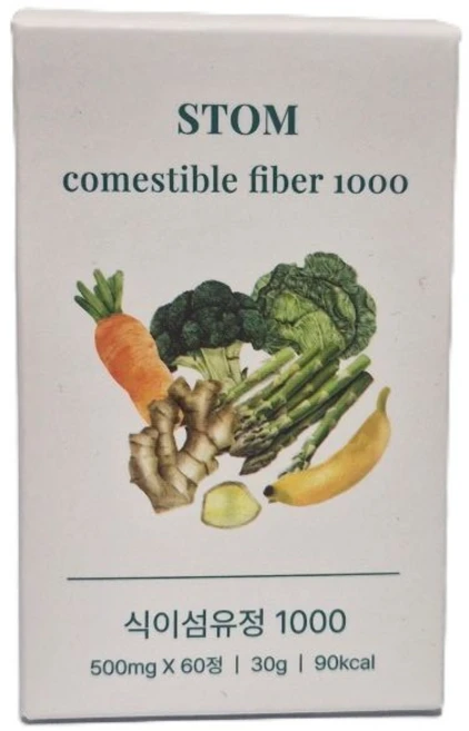 닥터민스 식이섬유정1000, 1개, 60정 - 쿠팡