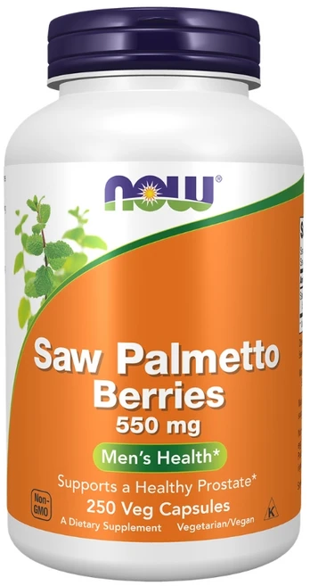 나우푸드 쏘팔메토 베리 550mg 전립선 남성 영양제 캡슐, 1개, 250정 - 쿠팡