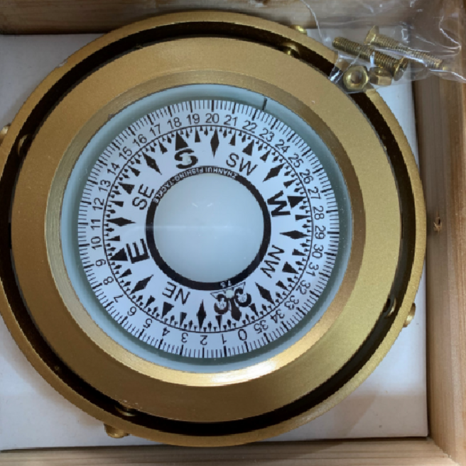 나침반 배나침반 선박나침판 보트 낚시배 선박 해상 4인치, 1개, 단일