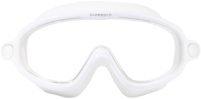 다이비프로 멀티컬러 어린이 물안경 수경 유아 키즈 스위밍 수영장 아동용 와이드 고글, 1개, 스노우볼