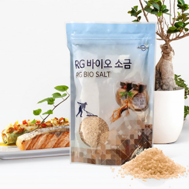 [배송비 반값!] RG바이오소금 - 홍삼 발효 - 육류 생선조리용, 1개, 250g