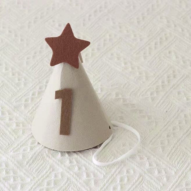 GoGraphy 生日帽 派對帽 兒童寵物裝飾, 星星款 1, 1個