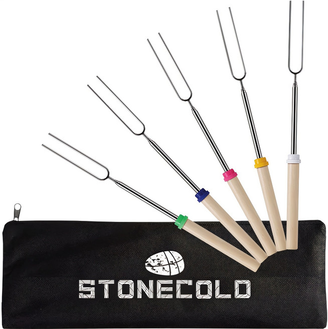 스톤콜드 마시멜로우 꼬치 5종 세트, 혼합색상, 1세트