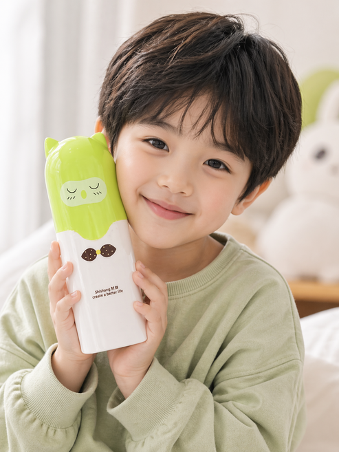 귀여운 동물 칫솔 치약 케이스, 부엉이, 1개