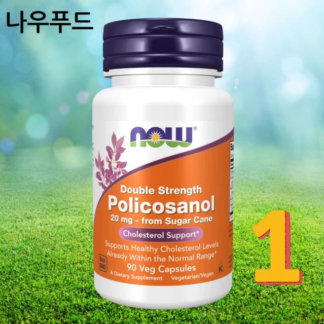 나우푸드 폴리코사놀 20mg 베지 캡슐 90정 1개 - 쿠팡