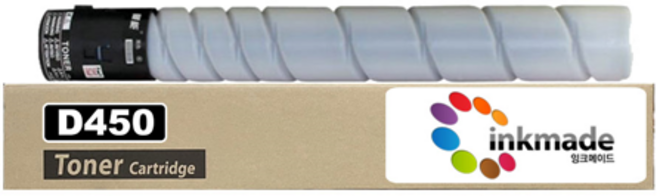 신도리코 D450 재생토너 D451 D452 CM2075 CM3035 CM3093 D450T28KK D450T28KC D450T28KM D450T28KY, 1. 검정재생토너, 1개