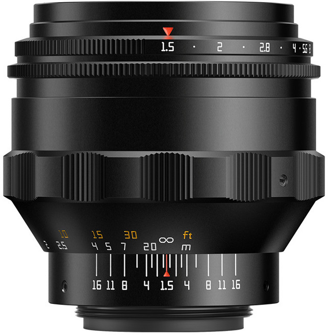 티티아티산 75mm F1.5 스윌리 보케 렌즈 M42 마운트