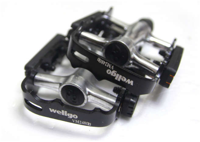 웰고 페달 VM248DU/wellgo페달 평페달 알루미늄페달, 1개