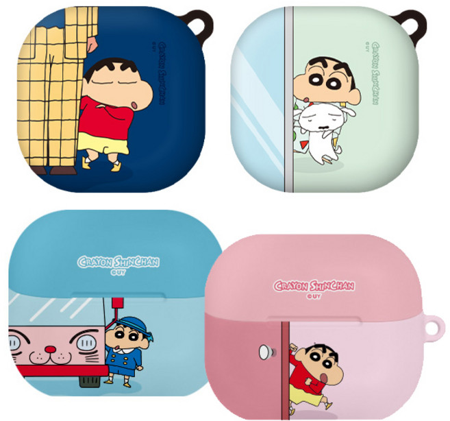 C 정품 짱구는 못말려 호잇 갤럭시 버즈4 / 버즈4프로 / 버즈3 / 버즈3프로 / 버즈3FE / 버즈2 / 버즈2프로 / 버즈라이브 / 버즈프로 / 버즈FE 케이스, 1개, 호잇 유치원, 버즈4 / 버즈4프로 호환