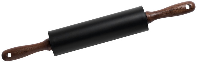 트루쿡 북미산 월넛 실리콘 조리도구 밀대 롤링핀, 1개