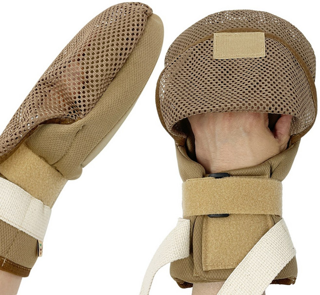 미산 치매장갑 억제대 사지억지 끈 긁음방지 오픈형 환자장갑, 1개