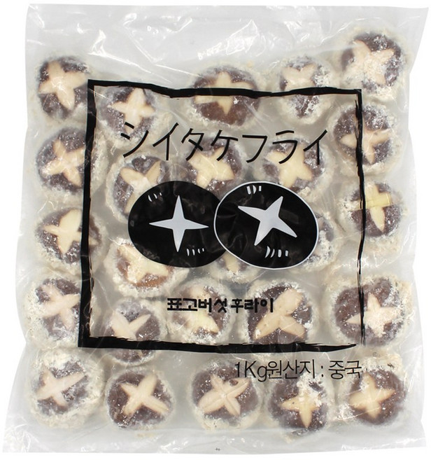 표고버섯 튀김, 1개, 1kg