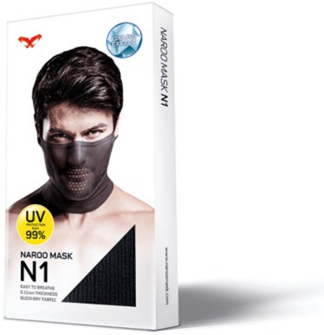 나루 마스크 N1 여름 숨마스크 쿨 스포츠 운동 등산 골프 자외선 차단 가리개, 나루  N1, 1개