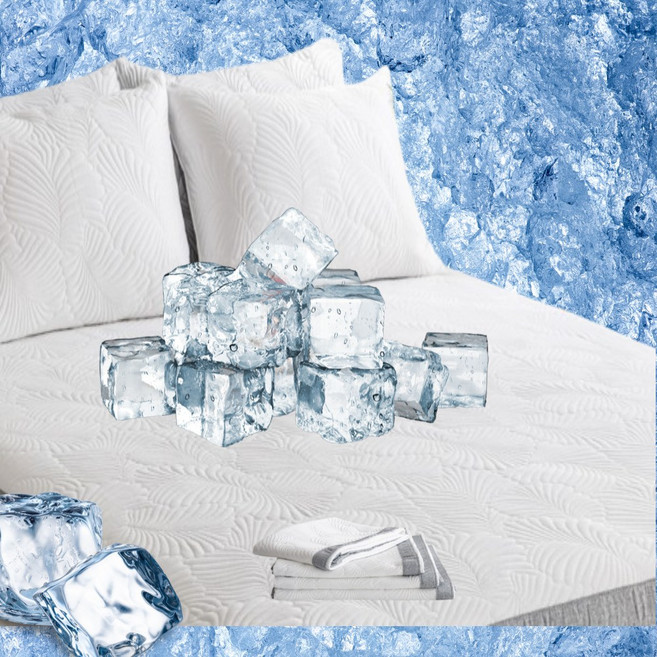 국산 듀라론 냉감 침대 패드 쿨매트 정품 카페트 고정밴드 여름 폭염, 화이트