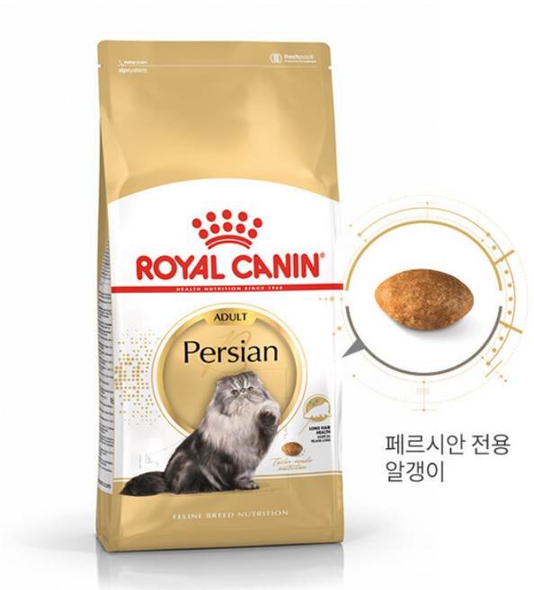 [엔프리[ 로얄캐닌 고양이 페르시안 어덜트 건식사료, 닭, 400g, 10개