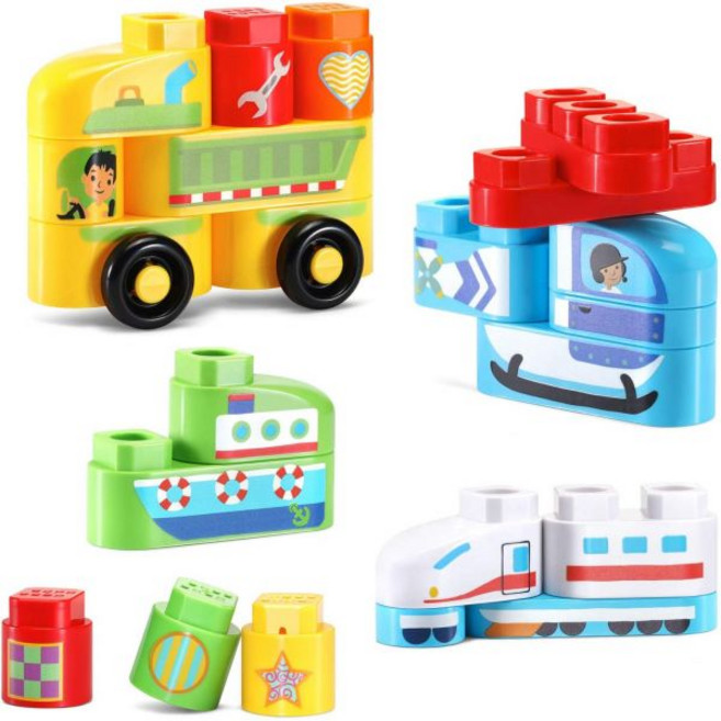 리프로그 LeapFrog LeapBuilders 급상승 줌 차량 멀티컬러