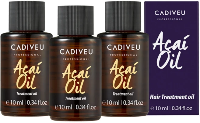 카디뷰 아사이오일 10ml * 3개 세트 끈적이지 않는 헤어오일세럼 여행용 헤어세럼 여행용 헤어오일 헤어에센스 - 쿠팡