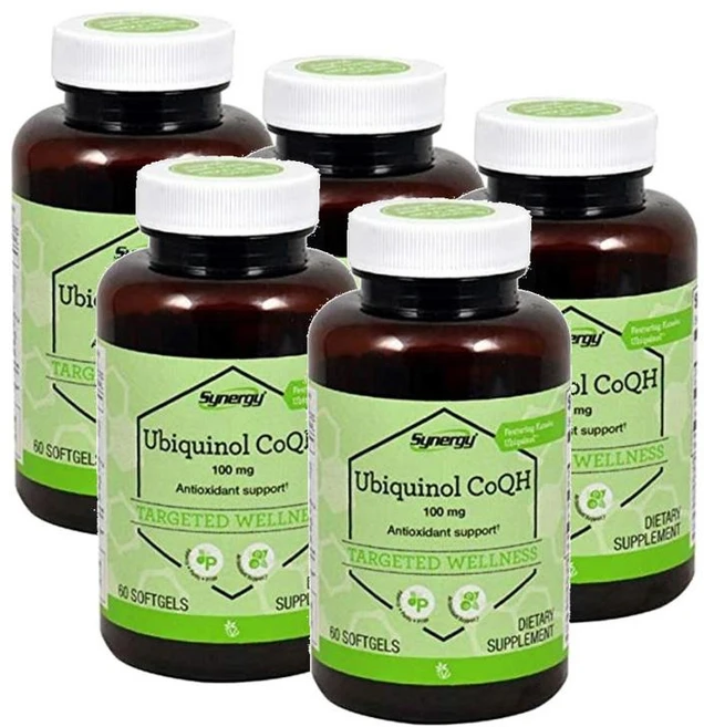 비타코스트 코큐텐 카네카 유비퀴놀 100mg 소프트젤 Vitacost Ubiquinol CoQH, 5개, 60정 - 쿠팡