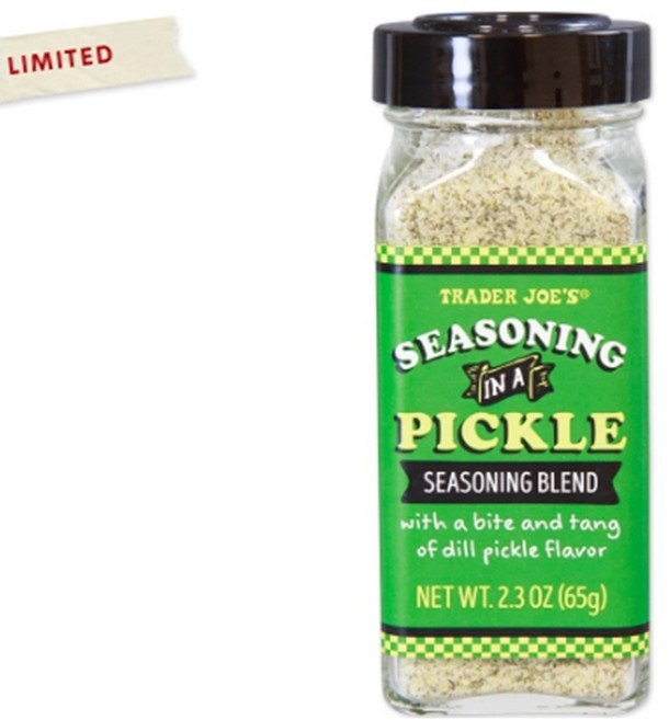 [Limited] Trader Joe's Seasoning In A Pickle Seasoning Blend 트레이더조 피클맛 시즈닝 블렌드 4개, 65g